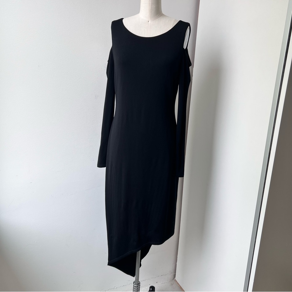 David Meister Cutout shoulders bodycon stretch dress
